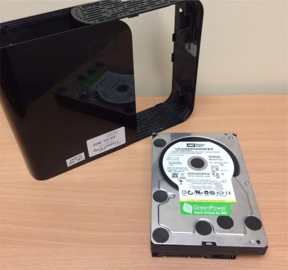 Typical 3.5" External hard drive data recovery in melbourne