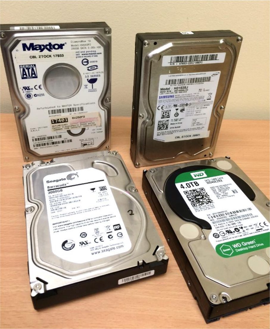 Typical Internal 3.5" hard drives data recovery in Australia